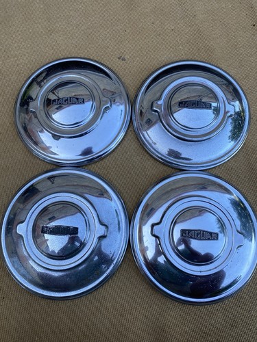 Chrome hubcap jaguar xk120 - hubcap,