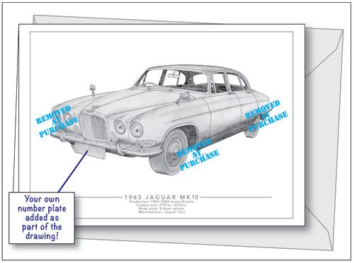 Jaguar mk10 personalised - jaguar,