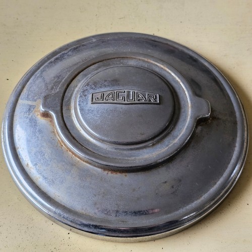 Chrome hubcap jaguar xk120 - hubcap,