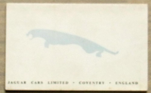 Jaguar car range pocket size - jaguar,