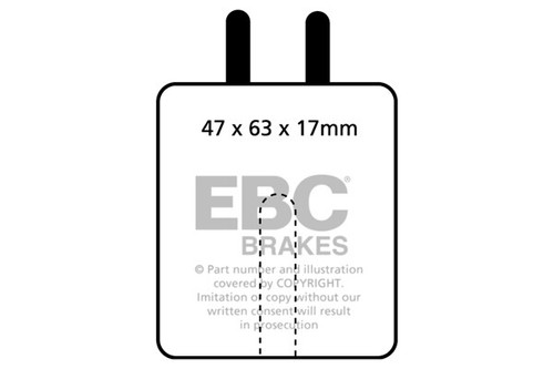 Ebc greenstuff rear - ebc,