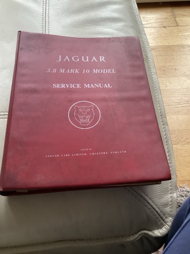 Jaguar mk10 service manual - 3.8,