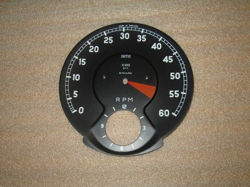 Jaguar smiths rev counter face - jaguar,