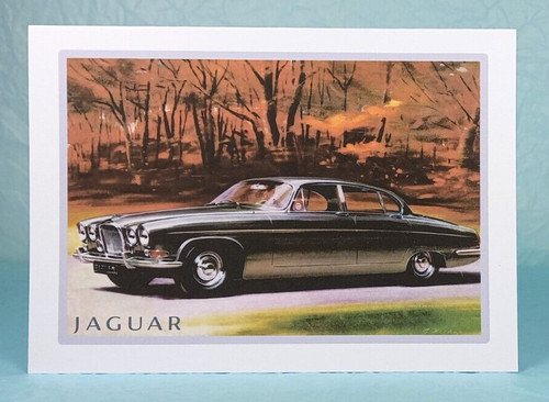 Jaguar mk10 greeting card - greeting,
