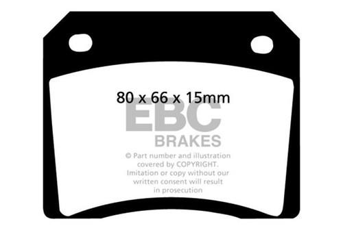 Ebc greenstuff rear brake - ebc, pads