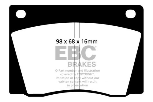 Ebc greenstuff front brake - ebc,